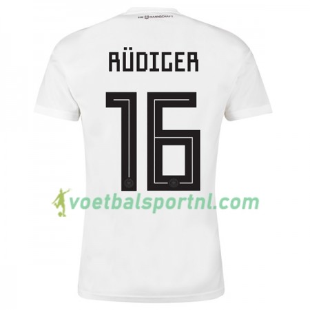 Duitsland Rudiger 16 Thuis Shirt WK voetbal 2018